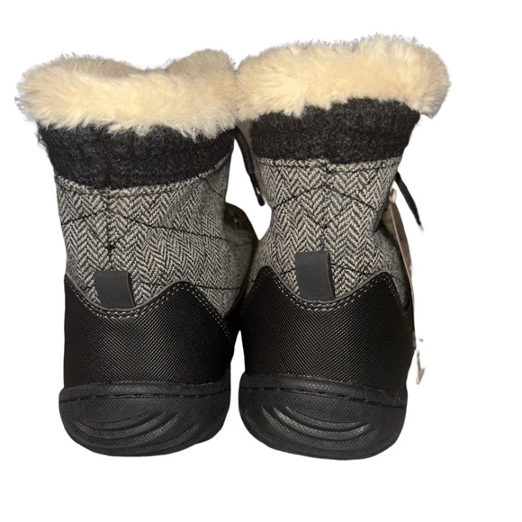 Jambu Jane Boot Quilted Herringbone Bootie Faux Fur Lined Women's Size 10 - Picture 5 of 8